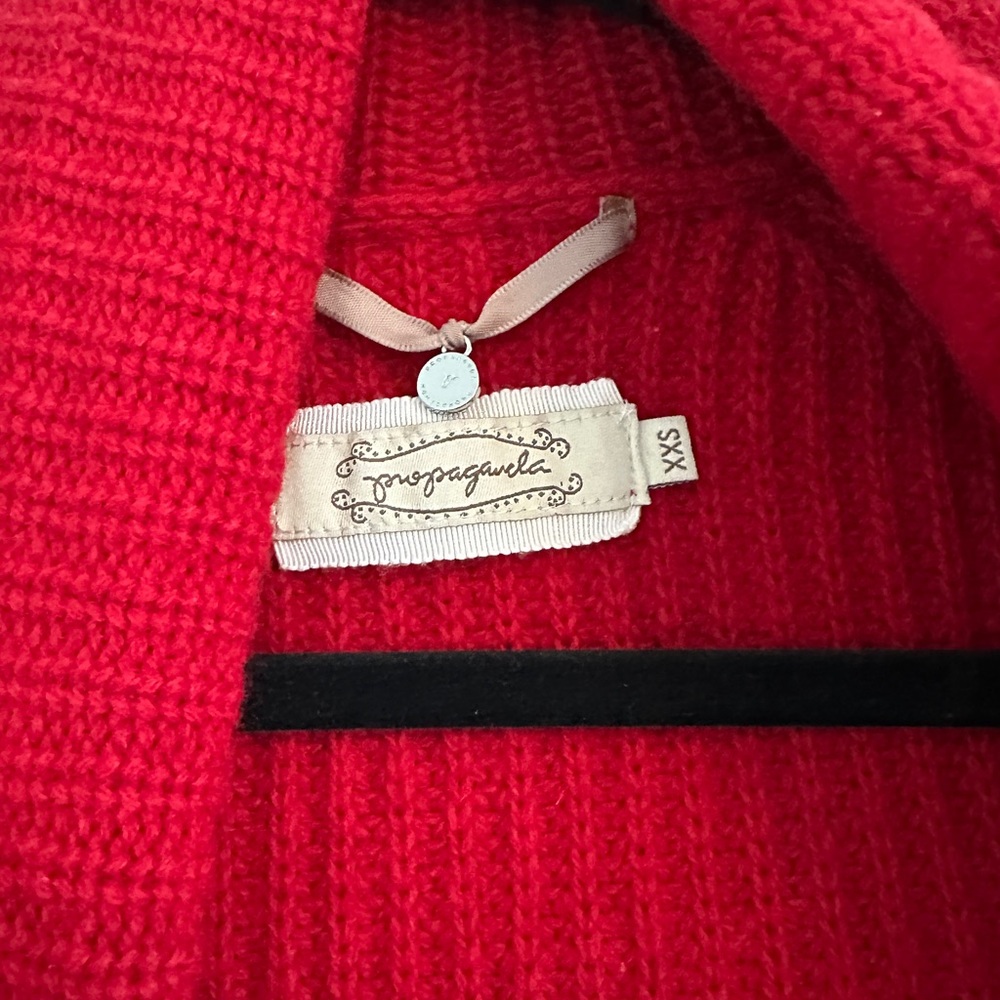 Red Cardigan - Picture 2 of 3